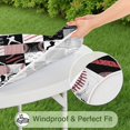 thumbnail image 5 of Baseball Patchwork Pattern Round Fitted Tablecloth with Elastic Edge,Dining Table Cover Waterproof,Outdoor Round Tablecloth for Camping,Dining,Indoor and Outdoor, 5 of 7