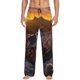 thumbnail image 1 of Fotbe Lizard With Sunglasses Sunset Pantalones de Pijama para Hombre, Pantalones de Dormir, Pantalones de Casa con Cintura Ajustable y Bolsillos-Small, 1 of 6