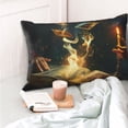 thumbnail image 4 of Kdxio Cotton Pillow Cases 20"x30" Pillowcases,Soft and Breathable Bedroom Pillow Cases-Magical Tarot Reading-No Pillow Core, 4 of 5