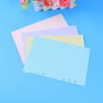 thumbnail image 1 of MERRYHAPY 4 Pcs Color Notebook Paper Dividers Paper Random Color For Writers A5 Size, 1 of 8