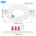thumbnail image 2 of Kit de Soporte de Montaje Universal para Fijación de Luz Uxcell de 105mm (4.1"), Placa de Techo Redonda con Tornillo para Luz de Pared, Luz de Techo, Pantalla de Araña, 2 of 7