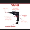thumbnail image 2 of Kit Taladro Rotomartillo Esmeriladora Accesorios Foreman FO2470, 2 of 10