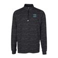 thumbnail image 2 of Men's Cutter & Buck Black Carolina Panthers Traverse Camo Print Stretch DryTec Quarter-Zip Top, 2 of 3