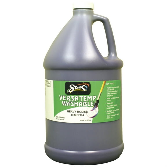 Sax Washable Versatemp Heavy Bodied Tempera Paint, Violet, Gallon