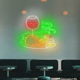 thumbnail image 3 of Craftnamesign Happy Thanksgiving Day Neon Sign, Restaurant LED Sign Wall Art Decor, 3 of 5