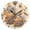 Black, variant on Gray Squirrels Holding Pinecones Leaves Round Wall Clock Silent Analog Battery Operated Black Pointer Home Decor 9.84" Diameter