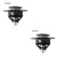 thumbnail image 2 of Yuarrent Bounce Core Pop-Up SINK DRAIN Baño Lavabo Fregadero Filtro Tapón Hair Catcher Colador Accesorios 33.5mm / 37mm Acero inoxidable Type1 NO1 Yuarrent CBP180510, 2 of 6