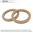 thumbnail image 4 of Anillo espaciador de altavoz Unique Bargains, adaptador universal para tweeter de 6.5" de madera, 2 Pcs, 4 of 7