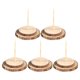 thumbnail image 3 of 5 soportes de madera resistentes para árboles de Navidad artificiales, base estable para decoración navideña, soporte para árbol de Navidad, base para árbol artificial (9 cm de diámetro)., 3 of 7