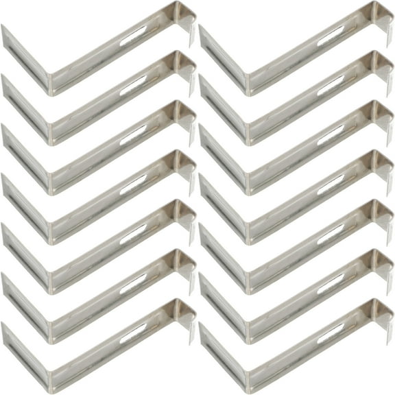 YOSADIER 20Pcs Metal Trim Clips for Roof Tiles Replacement Parts in Construction