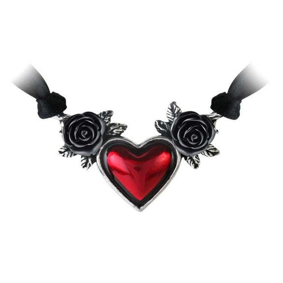 P746 Blood Heart Necklace