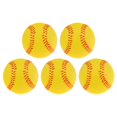 thumbnail image 1 of 5x Práctica de béisbol de seguridad Entrenamiento PU Pelotas de softbol de equipo shamjiam Softballs de seguridad al aire libre, 1 of 7