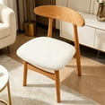 thumbnail image 6 of Topukaiba Stretch Dining Chair Seat Covers, Removable Washable Chair Slipcovers, Anti-Dust Kitchen Dining Room Seat Cushion Protectors, Elastic Fitted Chair Seat Covers,White-B, 21"x21", 6 of 6