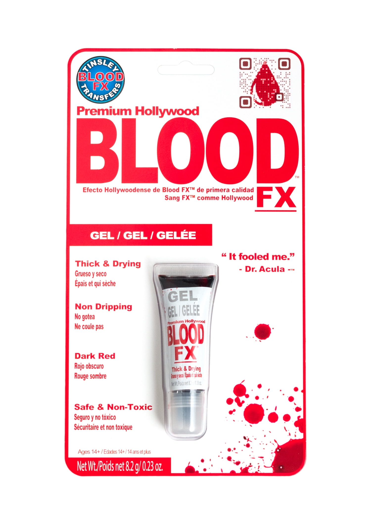 Bright Red FX Blood Tinsley Transfers Blood 