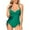 Green, variant on Admvng Plus Size Swimsuit for Women One Piece Swimsuit Tummy Control Slimming Push Up Bra Bathing Suits Wrap Twist S-2XL