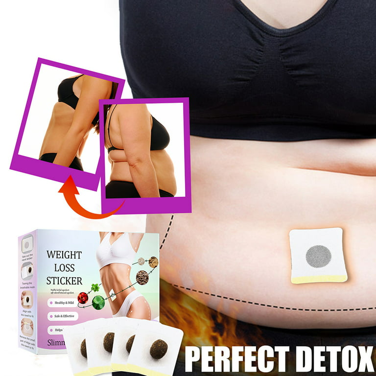 10/30PCS Perfect Detox Slimming Patch Lazy Weight Loss Detox Adhesive Burn  Fat