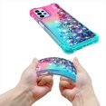 thumbnail image 5 of for Samsung A23 Case,Galaxy A23 5G Case,with HD Screen Protector,Gradient Quicksand Glitter Liquid Floating Waterfall Durable Girls Cute Phone Case for Samsung Galaxy A23 5G (Pink/Teal), 5 of 7