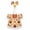 #2 23×4in, variant on Porch Goose Costume Set with Pumpkin Pie Print Dress & Bow,Fall Plaid Lace Outfit for Yard Statue Farmhouse Decor