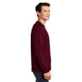 thumbnail image 4 of Gildan Ultra Cotton Men's Long Sleeve T-Shirt, Durable, Crewneck Classic Fit Tee, Maroon, M, 4 of 5