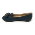 thumbnail image 3 of Victoria K Women's Dot Cut Out Front With Embossed Bow Ballerina Flats, 3 of 4
