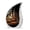 Guitar-1, variant on VALERASH Guitar Cremation Urns for Human Ashes Adult Male & Female - Blue Funeral Urn for Ashes for Women & Man - 10 & 3 Inch