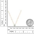 thumbnail image 6 of Gem Stone King 14K Yellow Gold Simulated White Opal Pendant Necklace for Women | 1.00 Cttw | Gemstone October Birthstone | Oval Cabochon 8X6MM | With 18 inch Chain, 6 of 6