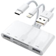 thumbnail image 1 of LinQingQ for iOS to SD TF Memory Card Reader 3 in 1 USB OTG Adapter with Port for(5 in 3 Card Reader), 1 of 1