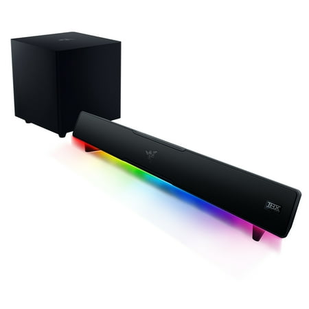 Razer - Leviathan V2 Bluetooth Gaming Speakers with RGB Lighting (2-Piece) - Black