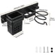 thumbnail image 4 of Hair Dryer Holder,hairdryer Station Accessories Organiser Wall Mounted Shelf Bracket Stand Hanger Straightener Blow Storage With Holes Rack Plug Hook, 4 of 5