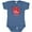 Indigo, variant on Robot Little Brother Boys Baby Bodysuit