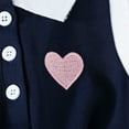 thumbnail image 6 of Summer Clearance Holiday Deals 2025! QTOCIO Toddler Girls Dresses, Baby Girl Summer Clothes, Little Girl's Love Embroidered Collar Sleeveless Waist Dress, Navy, 18 Months, 6 of 8