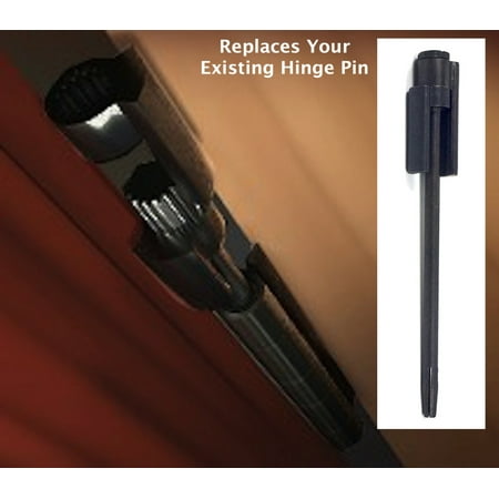 Bronze Offset Hinges - DoorSaver II Bumperless Hinge Pin Door Stop in Oil Rubbed Bronze Finish