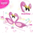 thumbnail image 2 of 6 Lentes de Sol de Fiesta con Diseño de Flamenco Weewooday para Adultos, 2 of 6