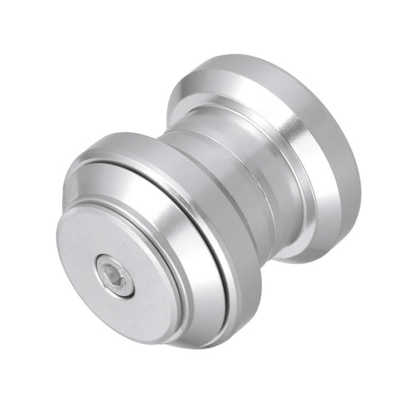 Unique Bargains 1-1/8" Bicycle Headset Bike Threadless External Headset Sealed Cartridge Bearings w/ Top Cap Silver Tone