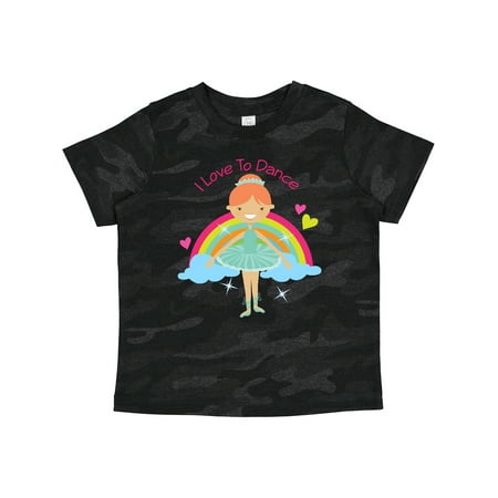 

Inktastic I Love to Dance Ballet Gift Toddler Toddler Girl T-Shirt