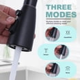 thumbnail image 4 of Wowow Kitchen Faucet Head Replacement Oil Rubbed Bronze, 3 Function Pull Out Spray Nozzle with 9 Adapters for Kitchen Sink Faucet, 4 of 6