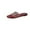 Wine, variant on Quaouag Women's New Summer Round Toe Transparent Flat Sandals | Non-Slip Beach Slippers for Outdoor Wear