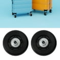 thumbnail image 1 of 2 Pcs Roues de Remplacement pour Bagages, Roues Pivotantes en Caoutchouc Silencieuses avec Roulements à Billes pour Valise et Patins Extérieurs en Ligne et Planche à Roulettes, 1 of 8