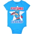 thumbnail image 6 of Marvel Boy's 5-Pack Avengers Short Sleeve Onesie Creepers Assortment, 6 of 6
