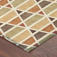 thumbnail image 3 of Addison Rugs Chantille Indoor/Outdoor Transitional Geometric Paprika Machine Washable Rectangle Rug, 3' x 5', 3 of 8