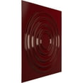 thumbnail image 2 of Ekena Millwork 19 5/8"W x 19 5/8"H Wade EnduraWall Decorative 3D Wall Panel, Gloss Merlot (12-Pack for 32.04 Sq. Ft.), 2 of 6