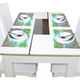 thumbnail image 4 of Ryvnso Placemats Set of 4 Cartoon Summer Beach Dining Mats Heat-Resistant Non-Slip Washable Table Mat, 4 of 8