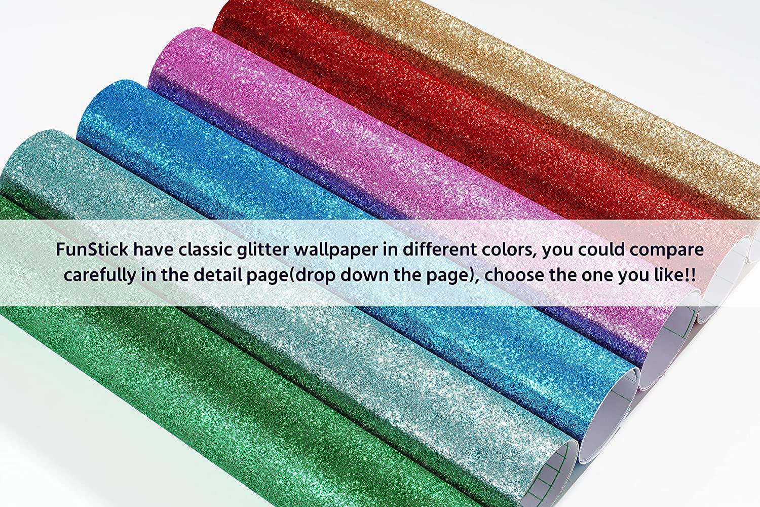 Glitter Colored Cardstock Bulk 150 sheets, 8.5” x 11” Cardstock Sparkly  Paper 25