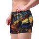 thumbnail image 2 of Fotbe Starry Night Cat Guitarist Calzoncillos Tipo Boxer con Bolsa de Soporte Total para Hombre, X-Temp Fresco, Transpirable y de Secado Rápido-Large, 2 of 5