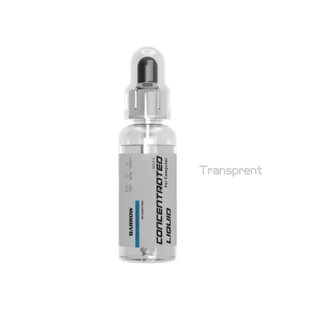 Concentrated Water Coolant, Liquid For Computer Watercooling, Add Water 1:25 40ML/Bottle, Muti Colors SLYLD-C Transparent