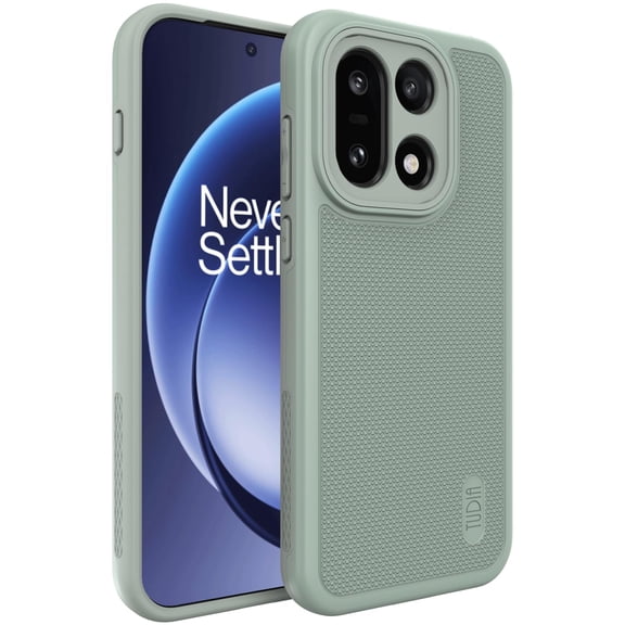 TUDIA MergeGrip for OnePlus 15 5G Case 2025 Military Grade Cover - Green Lily