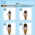 thumbnail image 3 of Set de cepillos de uñas Shine Chance Kolinsky Hair, 4 unidades, para mujer, 3 of 7
