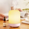 thumbnail image 3 of Difusor de aceite esencial de 250 ml, humidificador de aire ultrasónico, difusor de aromaterapia eléctrico, apagado automático sin agua, para el hogar, dormitorio, spa kaili Sencillez, 3 of 5