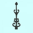 thumbnail image 3 of Renovators Supply Black Wrought Iron Garage Door Decorative Hardware 11 in Rust Resistant Dummy Strap Hinge w/Screws, 3 of 8