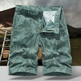 thumbnail image 2 of uikmnh Mens Sweatpants Men Pants Casual and Comfortable Cargo Shorts Outdoor Fashion Five Point Casual Shorts Size:28, 2 of 3
